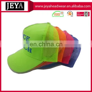 2016 Factory Wholesale Selling Embroidery Baseball Trucker Led Cap With Led Tube End Cap Customized thumbnail-3