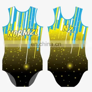 OEM Hot Sale Dry Fit Sexi Dance Leotards for Women Stage Dance Printed Leotards thumbnail-4