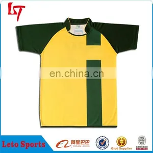 Bulk Cheap Plain Rugby Jerseys/Latest Plus Size Rugby Training Shirt/New Style Tight Fit Rugby Tops thumbnail-1