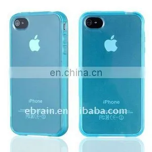 Blue Transparent Mobile Skin Case thumbnail-1