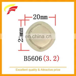 40L 25mm Customized Square Zinc Alloy Hand Sewing Button thumbnail-1