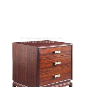 Contemporary Post Modern Solid Wood King Bed Customizable thumbnail-3