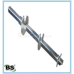 Galvanized Steel Square Spiral Tube Helical Anchor thumbnail-1