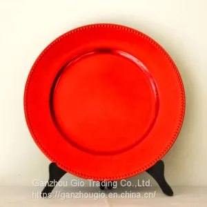 Plastic Charger Plate,christmas Decoration Plate Charger Plate Made in China YF-60017 thumbnail-5
