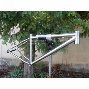 Titanium Ti-6al-4v Tube Made Titanium Mountain Bicycle Frame for Competition thumbnail-3