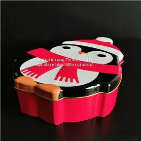 Eva / Foam Insert Love Heart Cake Tin Christmas Ball Tin Box thumbnail-2