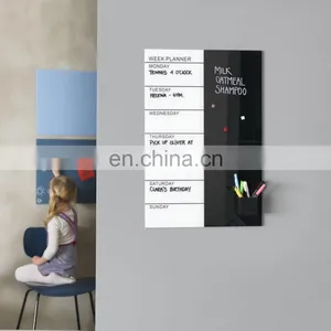 China Manufacture Magnetic Dry Erase Printed Memo Moving Glass Whiteboard for Office thumbnail-4