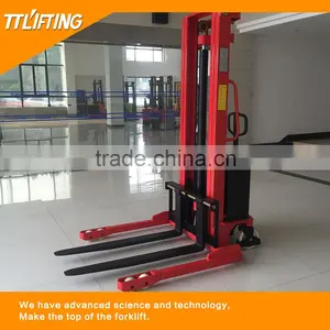Semi Electric Pallet Stacker thumbnail-5