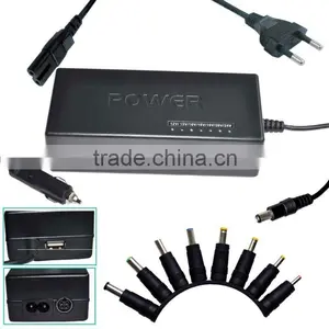 2 in 1 90W Universal Adapter for Laptop Car and Home Use thumbnail-1