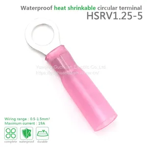 Waterproof Heat-shrinkable Round Terminal HSRV1.25-5 for 22-18 Line thumbnail-4
