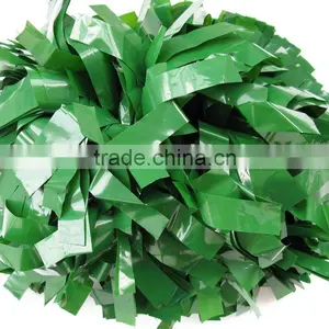Wet Look Kelly Green Pom Poms thumbnail-1