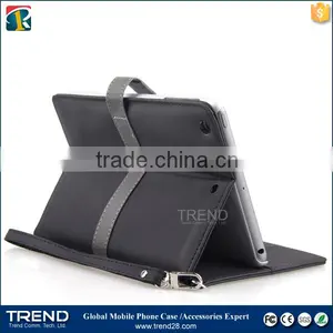 China Supplier With Belt Folding Leather Flip Case for Ipad Mini thumbnail-5
