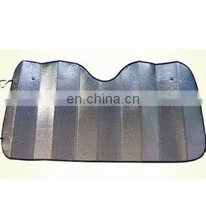 Factory Price Aluminium Foil Laser Foldable Front Window Car Sun Shade thumbnail-1