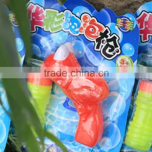 Lovely Non-taxic Cartoon Friction Frog Bubble Gun With Lots of Fun thumbnail-1