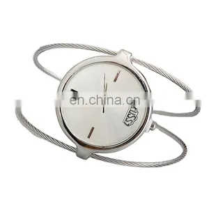 CUSSI Foreign Trade Retro Girl's Watch Round Single Steel Wire Bracelet Watch Women's Watch Wholesale Quartz Steel Wire Bracelet thumbnail-1
