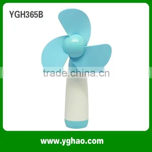 Factory Supply Lovely and Small Hand-held Mini Fan With Soft Blades thumbnail-3