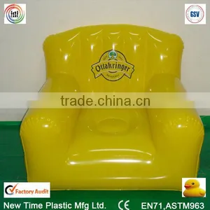 PVC Inflatable Outdoor Chair With Can Holder thumbnail-1