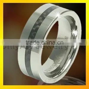 Comfortable Tungsten Ring Men Style thumbnail-1