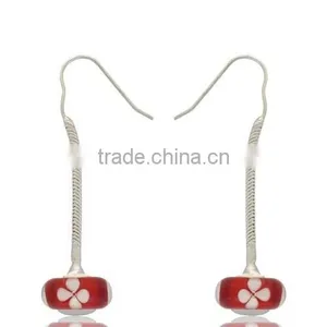 Handmade Crystal Shambhala Ball Dangle Earring Drop thumbnail-6