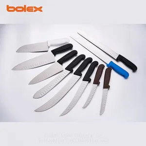 Kitchen Cook Chef Knives Slant Tang Chinese Cleaver Boning Knife SHARPENING GRINDING RENTAL EXCHANGE CUTLERY SERVICES NELLA COZZINI OMCAN GREBAN Cook Kitchen Chef Knives Flutes Edge thumbnail-2
