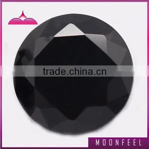 Synthetic Black Spinel Gemstone Beads Wholesale thumbnail-1