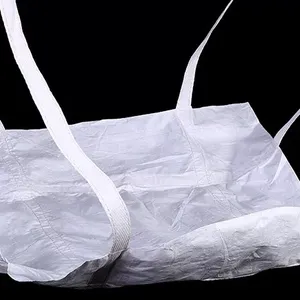Heavy Duty 800kg Bulk Bag 1000kg Jumbo Bag Recyclable 1.5ton Bag FIBC PP 2ton Big Bag for Gravel thumbnail-1