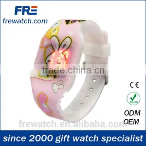 New Arriving Cartoon Pattern Lovely Led Watch for Children thumbnail-1