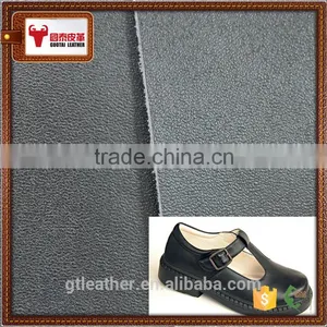 pu Coated Cow Leather R9 Pattern for School Shoes thumbnail-1