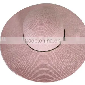 China Hot Sale Ladies Fashion Straw Wholesale Straw Floppy Hats thumbnail-2