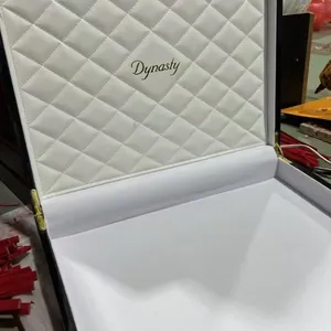 OEM MDF Fiber Board Decoration Luxury Jewelry Box With Glossy or Matte Surface and Inner Soft Cushion thumbnail-2