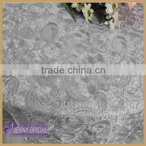 TL036A Made in China Beautiful Gery Wedding Lace Table Overlays for Sale thumbnail-2