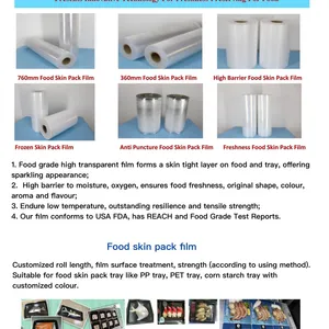 Quality Waterproof Food Grade Skin Pack Board and Film Factory for Fresh Seafood, Meat and Vegetables thumbnail-3