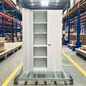 2/3/4 Tier Steel Locker for Office Employees - Heavy Gauge Steel Storage Cabinet for Personal Belongings-HNJUNTUO thumbnail-1