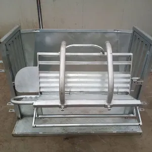 Professional Sheep Goat Rotatable Turnover Crate Handler Squeeze Chute Crush Catcher for Livestock Farm Treatment Equipment thumbnail-4