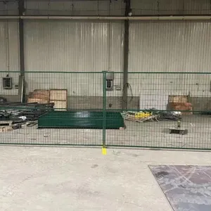 Wholesales Price Fence Galvanized 50*100mm Construction Canada Temporary Fence thumbnail-4