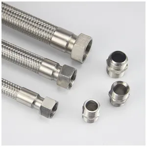 Stainless Steel Metal Hose, Threaded Metal Hose, High-temperature and High-pressure Braided Hose thumbnail-1