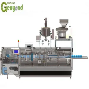 Shanghai Factory Stand up Doypack Spout Pouch/sachet/bag Filling Capping Machine for Jelly Dairy Milk Drinks Juice Packing thumbnail-1