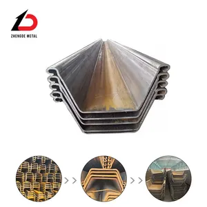 New Stocks Water-Resisting U/Z Type Larson Reusable Steel Sheet Pile Used for Construction thumbnail-1
