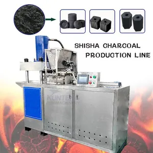 Energy Saving Full Automatic Disc Quick Light Shisha Charcoal Production Line Round Hookah Briquette Line EPC thumbnail-1