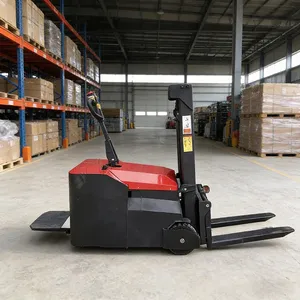 Factory Direct Sale Ride-on Stacker 2000kg Legless Electric Stacker 4m Lifting Stable Performance for Indoor Material Handling thumbnail-1