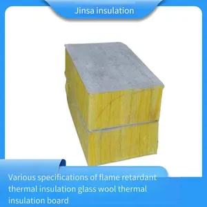 60 - 150mm Sound - Absorbing Glass Wool Board With High Fiber Toughness, Wholesale Manufacturer: Jinsa thumbnail-1
