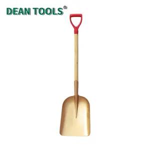 Non-Sparking Dust Pan Shovel With Long Handle,Non-Sparking Shovel,D Grip Handle,Spark-Free Safety Digging Spade thumbnail-1