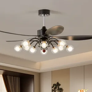 Mid-century Style Living Room Fan Light/ceiling Fan Light（Wechat:13510231336） thumbnail-2