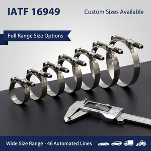 T‑Bolt Spring Hose Clamp Heavy Duty Constant Torque Spring Loaded Clamp For Automotive Turbo Silicone Hose thumbnail-3