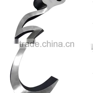 Modern Abstract Metal Garden Art Landsape Outdoor Sculpture Stainless Steel Sculpture thumbnail-1