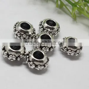 Popular Pdora Old-fashioned Jewelry Large Hole Beads, Zinc Alloy Large Hole Metal Slide Beads for Necklace and Bracelets thumbnail-4