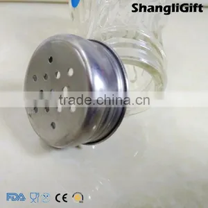 50ml Ribbed Spice Bottles Pepper Grinder Glass Bottle thumbnail-4