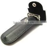 Double Edge Safety Razor Leather Pouch thumbnail-1
