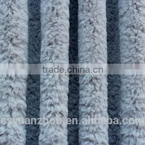 Best Selling Grey Rabbit Fur Fabric thumbnail-1