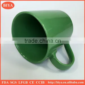 Mug for Sublimation Porcelain Ceramic Coffee Mug for Promotion With Custom Design ,shinny Green thumbnail-3